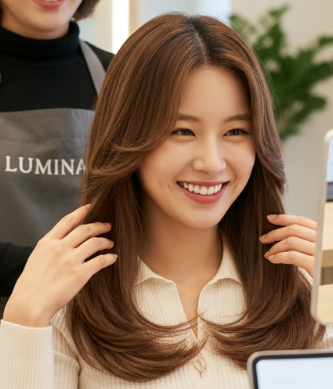 사진 그대로 구현해주는 믿고 맡기는 헤어샵