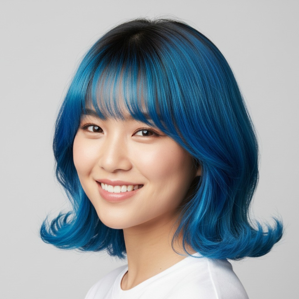 롱 레이어 블루 (Layered Blue Medium)